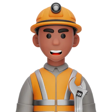 Mechanic  3D Icon