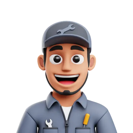 Mechanic  3D Icon