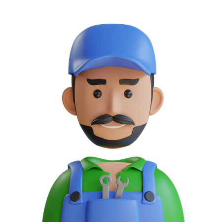 Mechanic  3D Icon