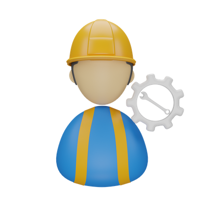 Mechanic  3D Icon