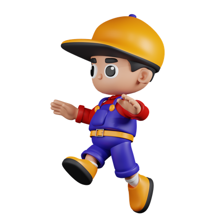 Mechanic Jumping  3D Icon