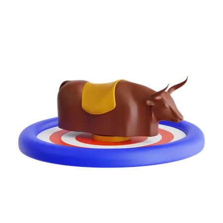 Mechanical Bull  3D Icon