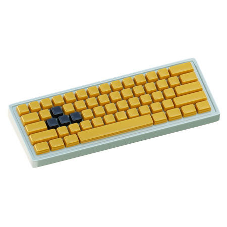 Mechanical Keyboard  3D Icon