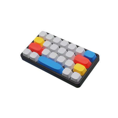 Mechanical Keyboard  3D Icon