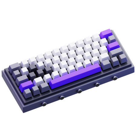 Mechanical Keyboard  3D Icon