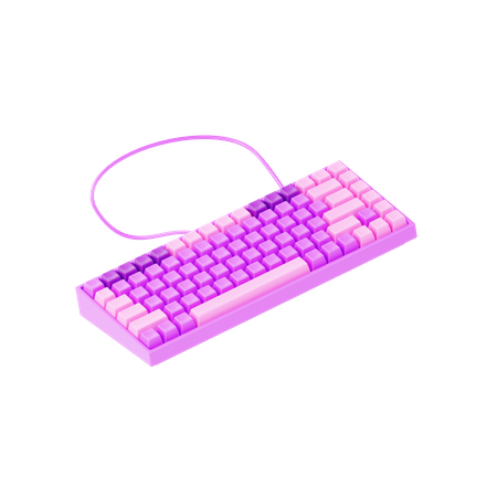 Mechanical Keyboard  3D Icon