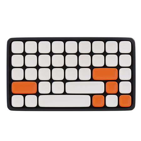 Mechanical Keyboard  3D Icon