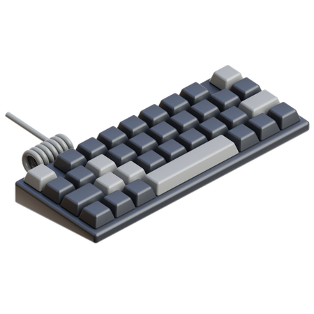 Mechanical Keyboard  3D Icon