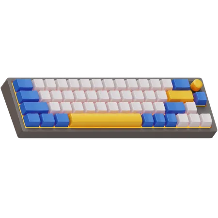 Mechanical Keyboard 40 Percent  3D Icon