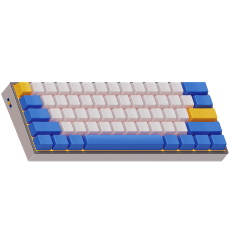 Mechanical Keyboard 60 Percent  3D Icon