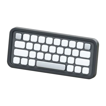 Mechanical Keyboard 3 D Render Illustration 3D Icon