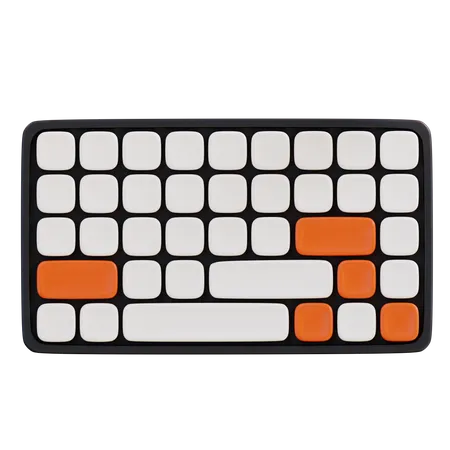 3 D Illustration Keyboard 3D Icon