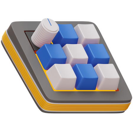 Mechanical Macropad  3D Icon