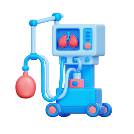 人工呼吸器  3D Icon
