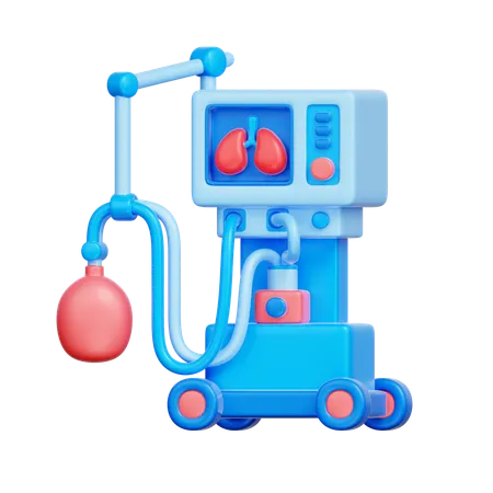人工呼吸器  3D Icon