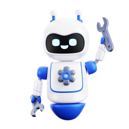 Mechaniker roboter  3D Icon