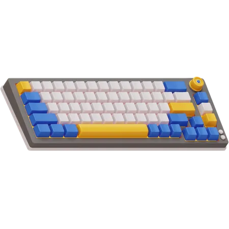 Mechanische Tastatur 65 Prozent  3D Icon