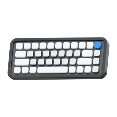 Mechanische tastatur mit knopf  3D Icon