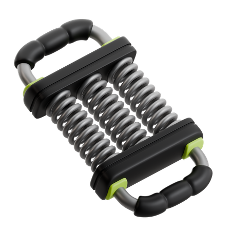 Mechanischer Federstoßdämpfer  3D Icon