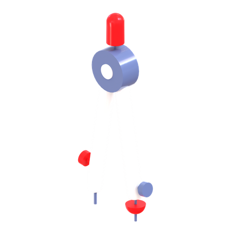 Mechanischer Kompass  3D Icon