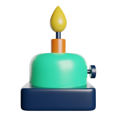 Mechero bunsen  3D Icon