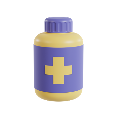 Med-Flasche  3D Icon