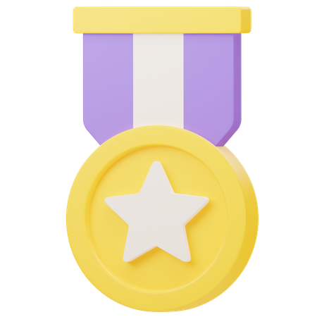 Médaille  3D Icon