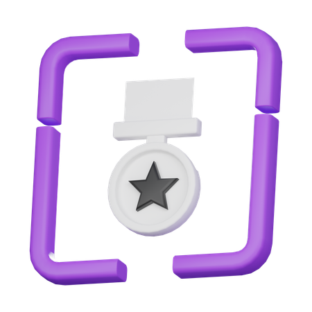 Médaille  3D Icon