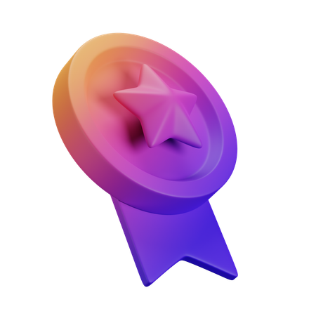 Médaille  3D Icon