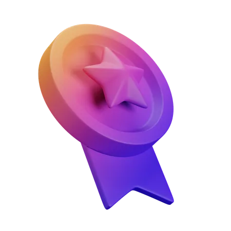 Médaille  3D Icon