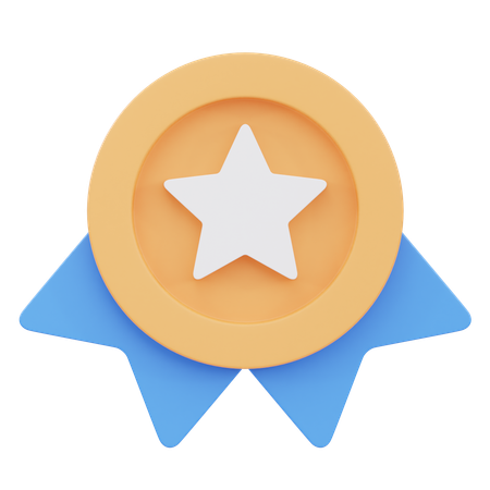 Médaille  3D Icon