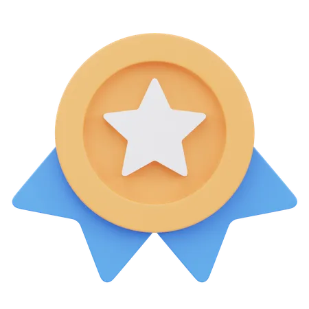 Médaille  3D Icon