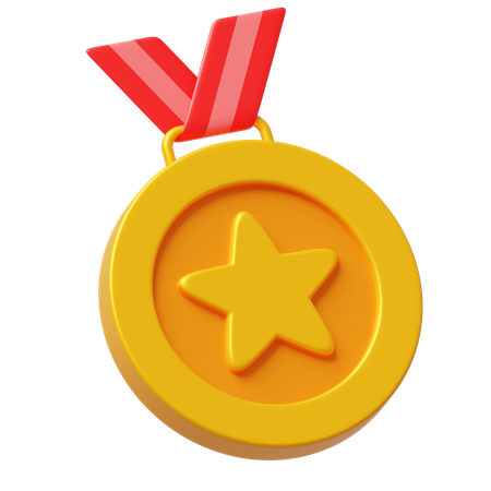 Médaille  3D Icon