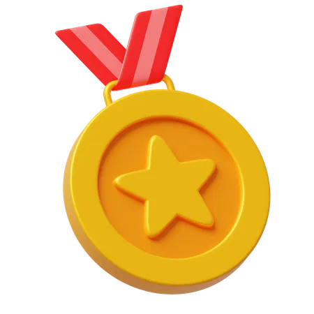 Médaille  3D Icon