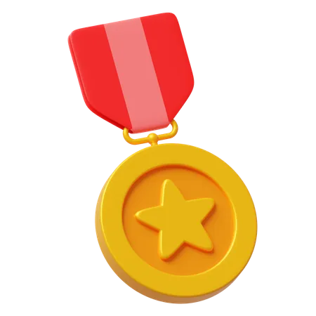 Médaille  3D Icon