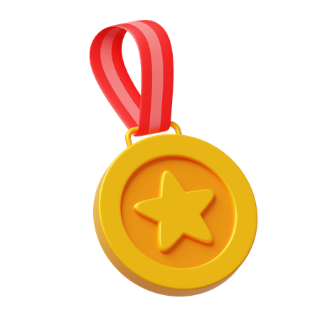 Médaille  3D Icon