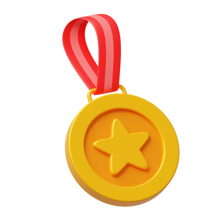 Médaille  3D Icon