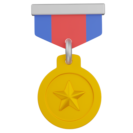 Médaille  3D Icon