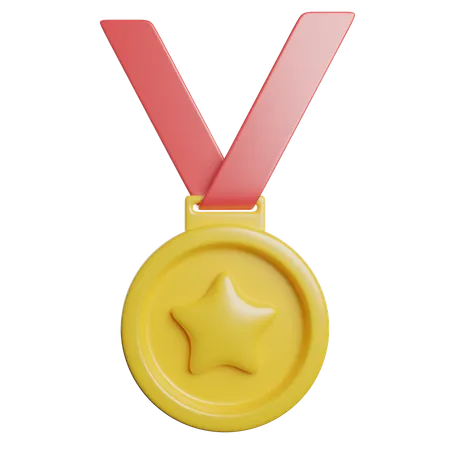 Médaille  3D Icon