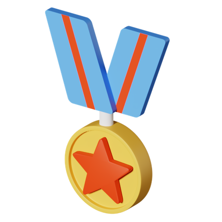 Médaille  3D Illustration