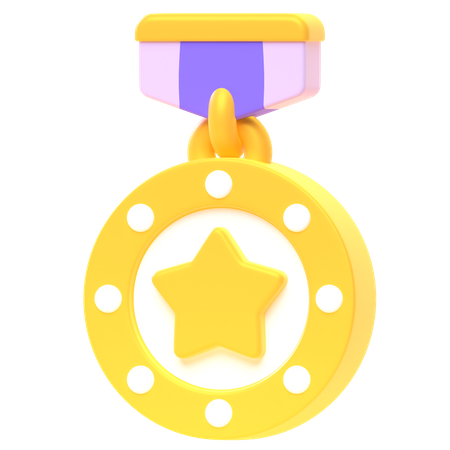 Médaille  3D Icon