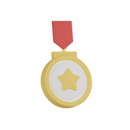 Médaille  3D Icon