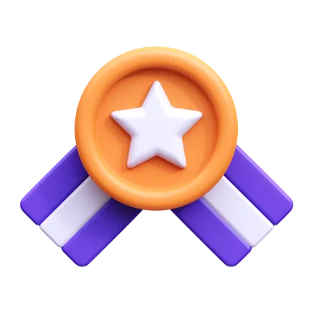 Médaille  3D Icon