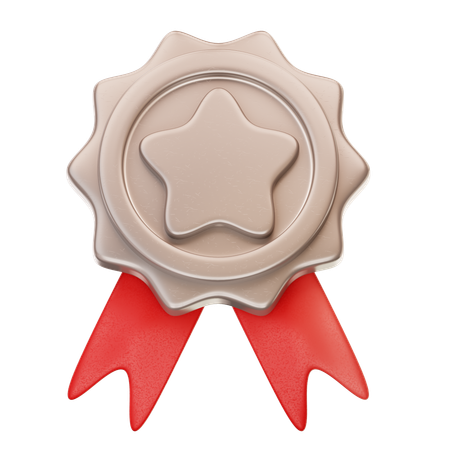 Médaille d'argent  3D Icon