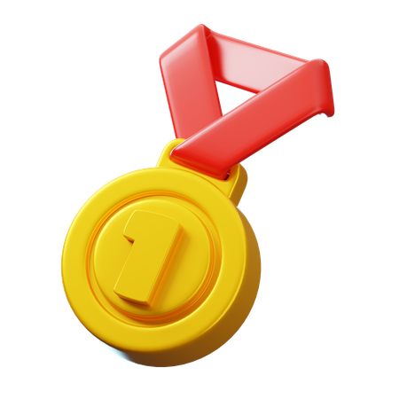 Médaille d'or  3D Icon