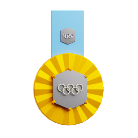 Médaille d'or  3D Icon