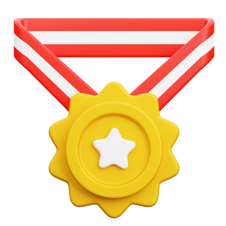 Médaille d'or  3D Icon