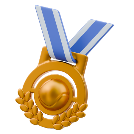 Médaille d'or  3D Icon