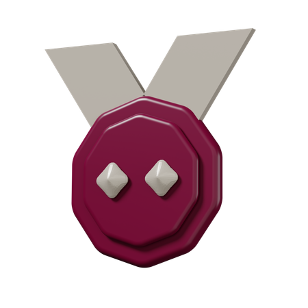 Médaille d'argent  3D Icon
