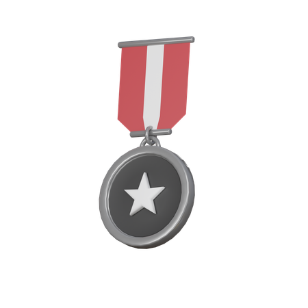 Médaille d'argent  3D Icon